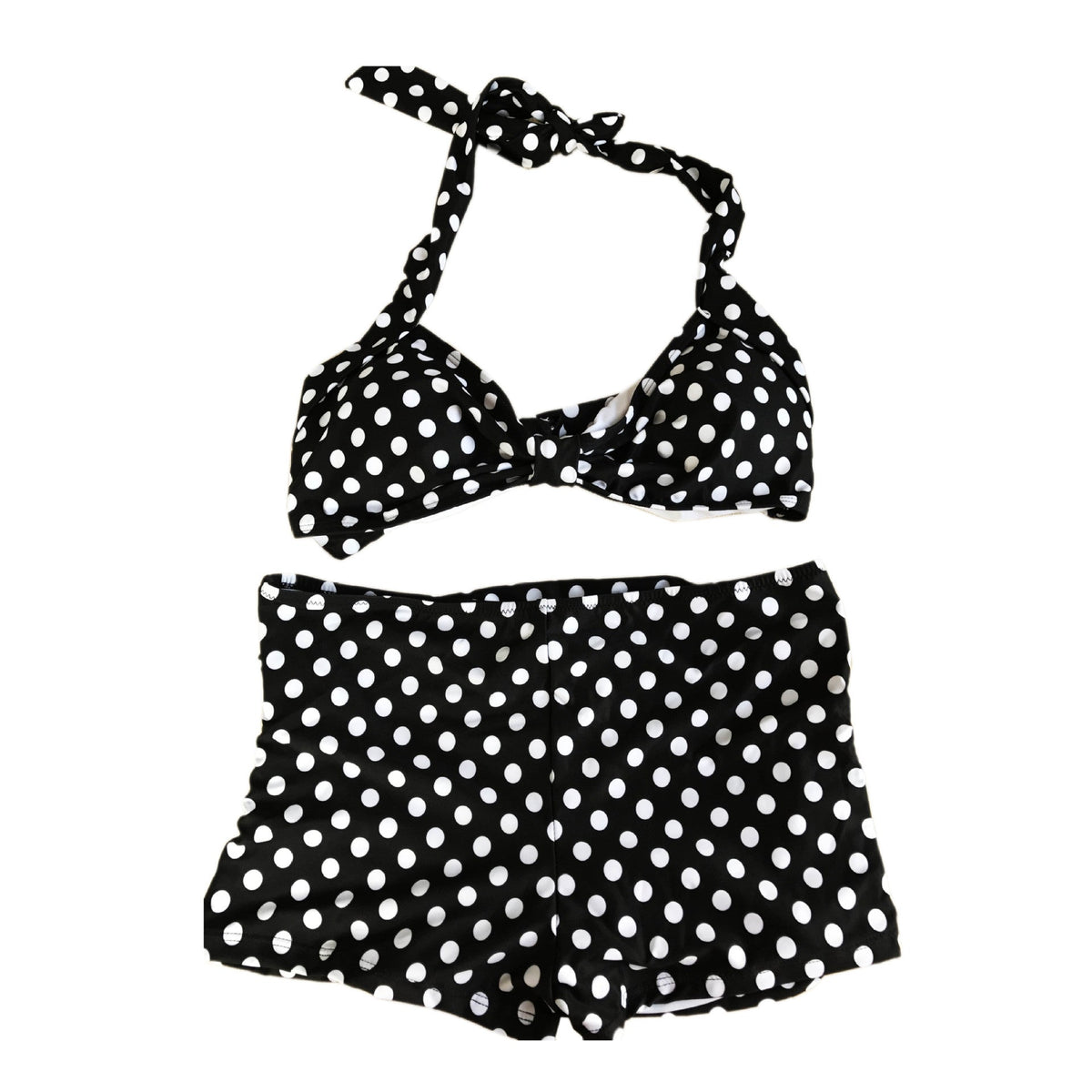 Damen Bikini-Set mit gepolstertem Oberteil und hochgeschnittenem Höschen ModeGeist