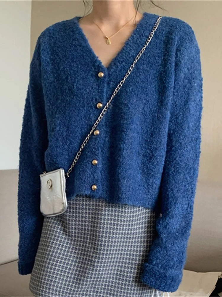 ModeGeist | Flauschige strickjacke