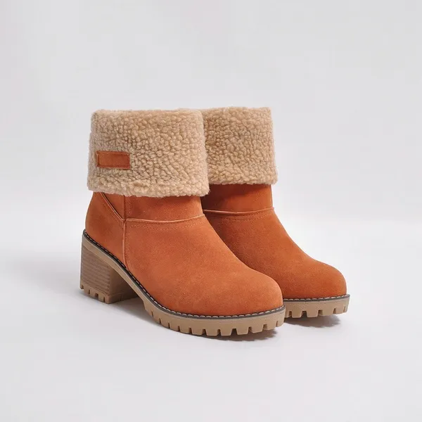 ModeGeist | Winter-Mid-Tube-Zwei-Trage-Schnee-Stiefel