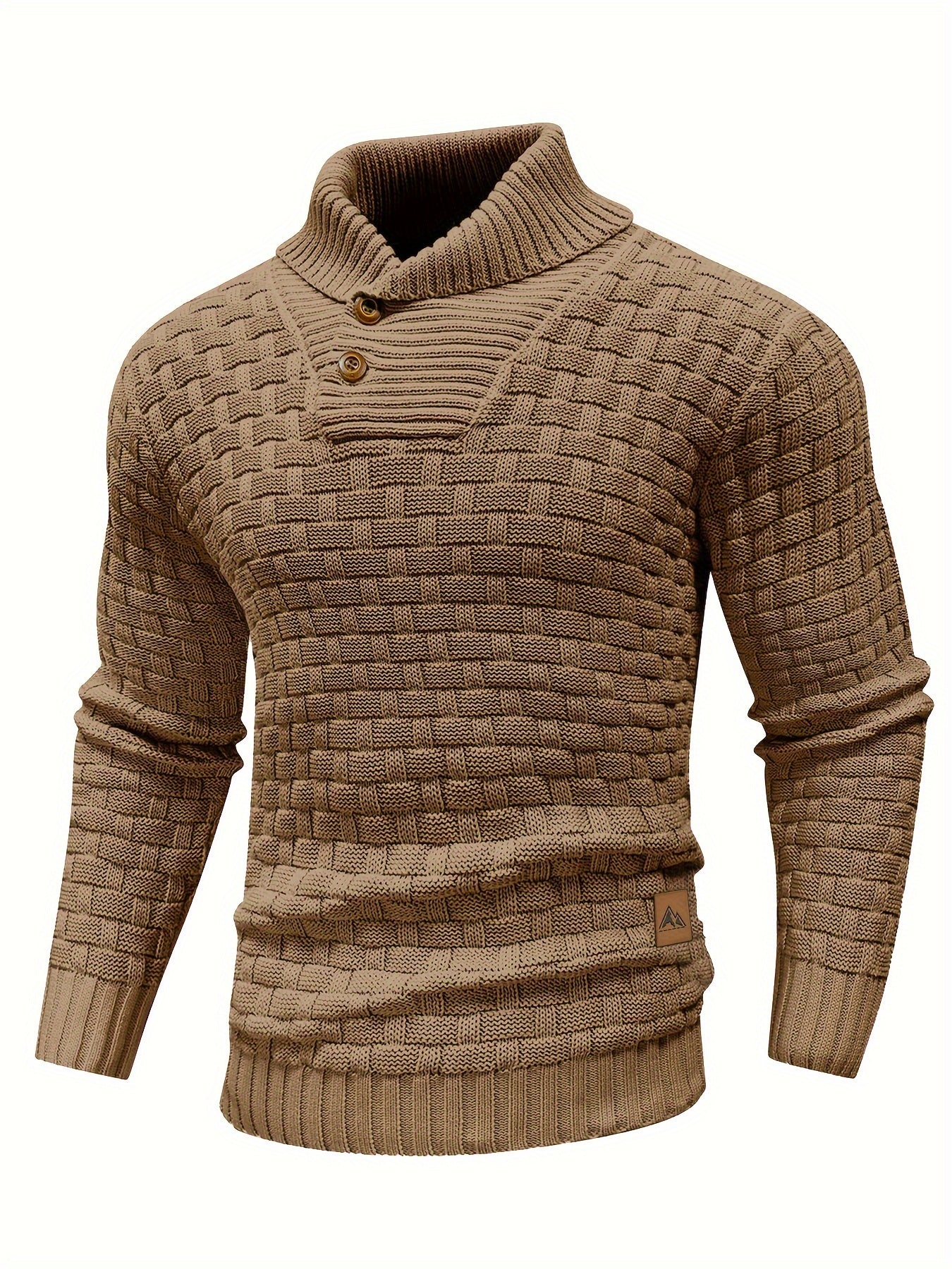 ModeGeist | Strickpullover mit Geflochtenem Muster Klassisch und Bequem Perfekt für Den Alltag