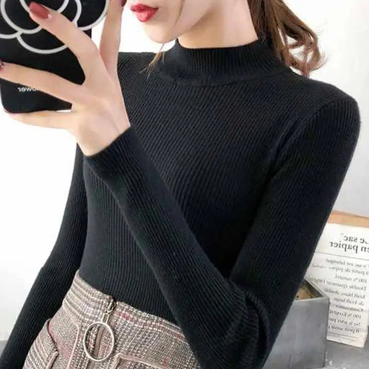 ModeGeist | gerippter Wollpullover für Damen