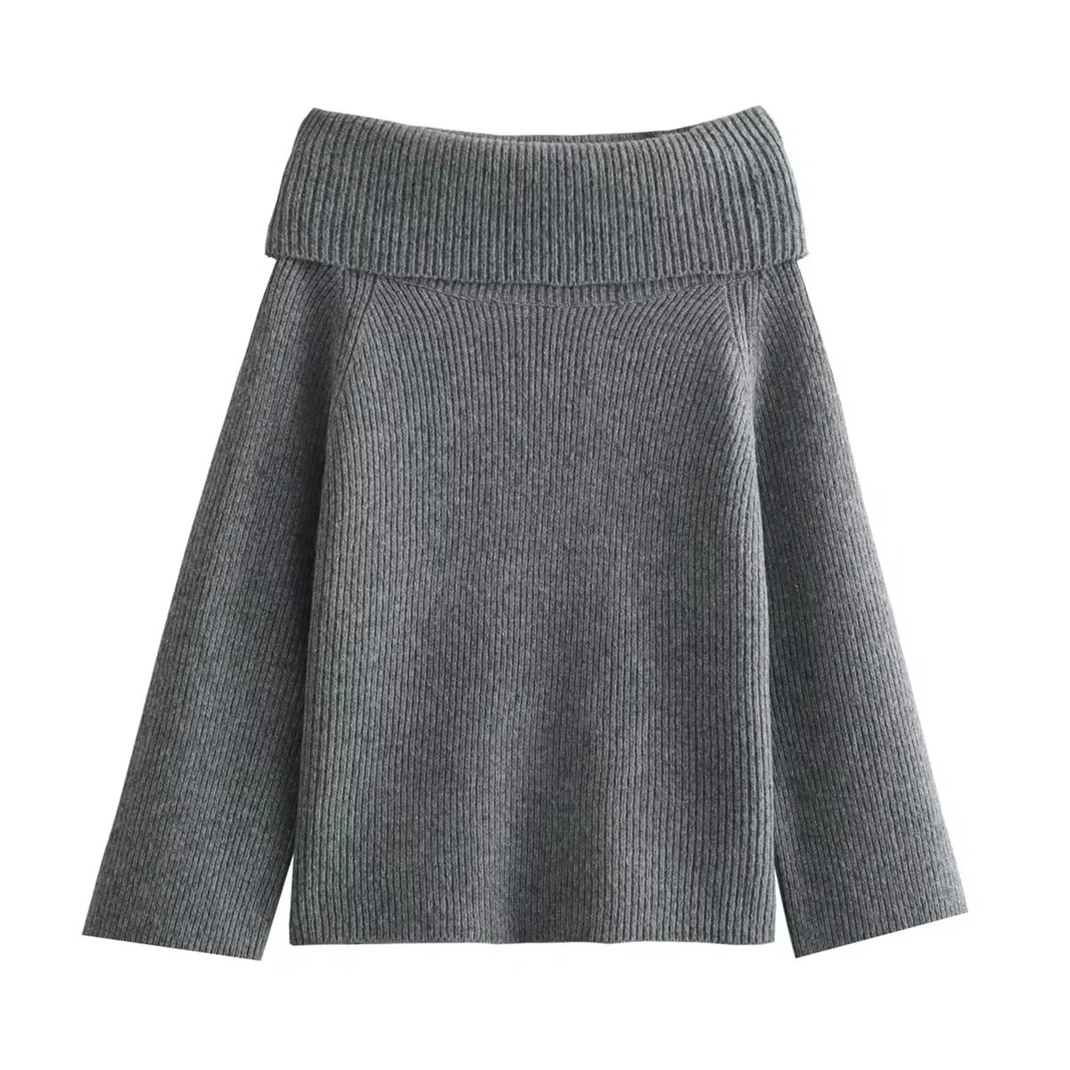 ModeGeist | Off-Shoulder Damen Strickpullover