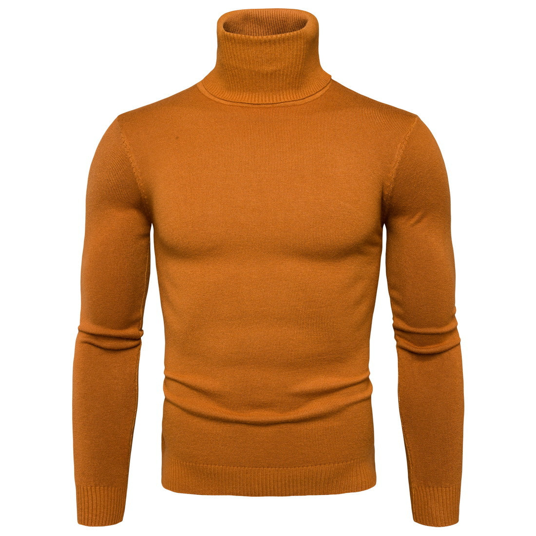 Herren Rollkragenpullover aus weicher Merinowolle mit eleganter Struktur ModeGeist