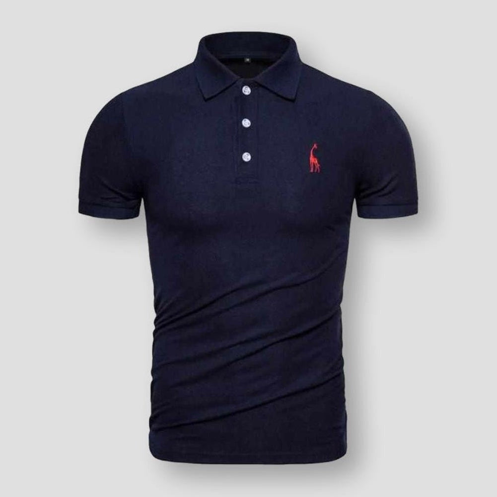 Madrid Cotton Polo Shirt by Helen Sky