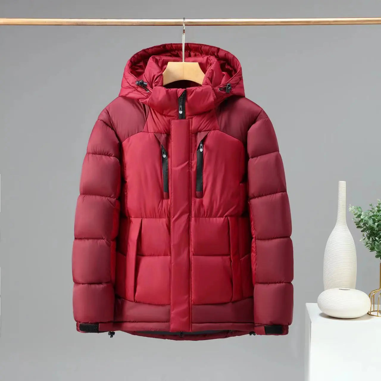 ModeGeist | Winterjacke mit abnehmbarer Kapuze