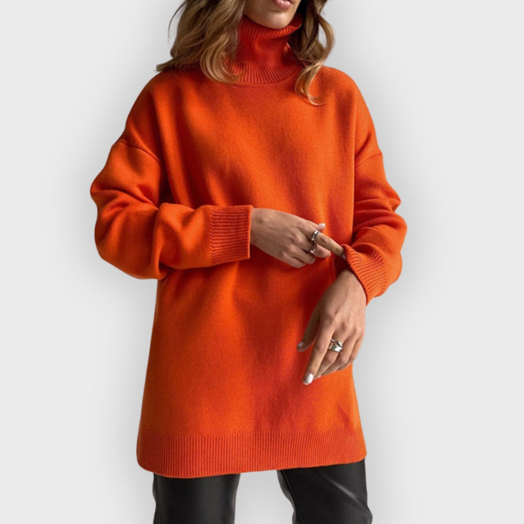 ModeGeist | Hochkragenpullover mit Langen Ärmeln