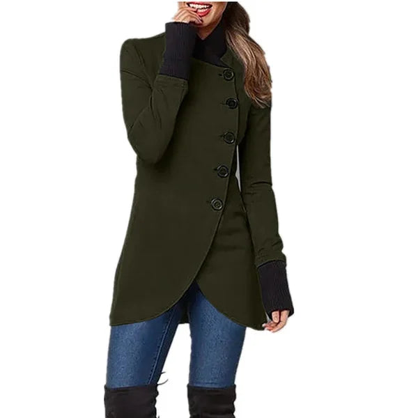 ModeGeist | Jacke mit Eckigem Knopfverschluss