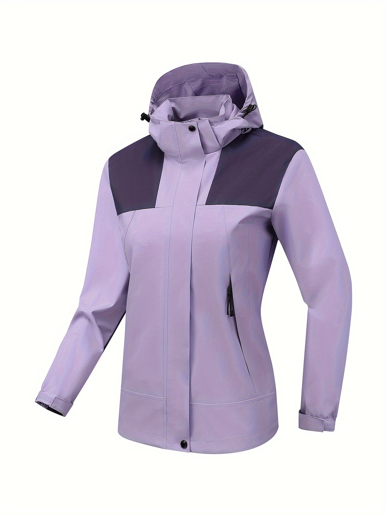 ModeGeist | Wasserdichte Sportjacke mit Kapuze für Damen