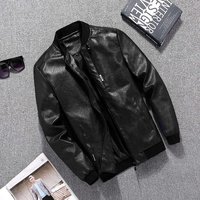 Herren Bikerjacke im modernen Design mit praktischen Taschen ModeGeist