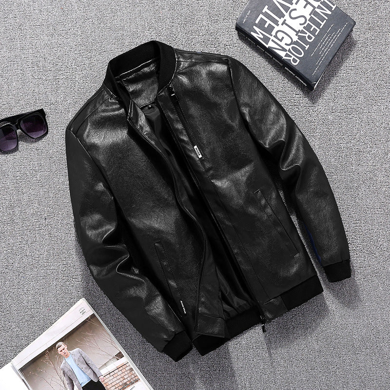 Herren Bikerjacke im modernen Design mit praktischen Taschen ModeGeist