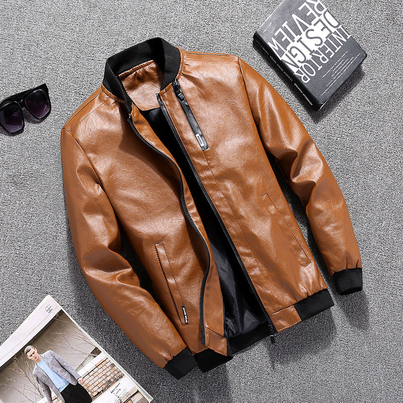 Herren Bikerjacke im modernen Design mit praktischen Taschen ModeGeist