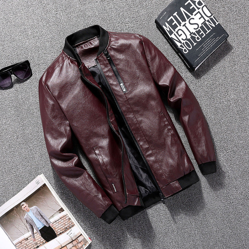Herren Bikerjacke im modernen Design mit praktischen Taschen ModeGeist