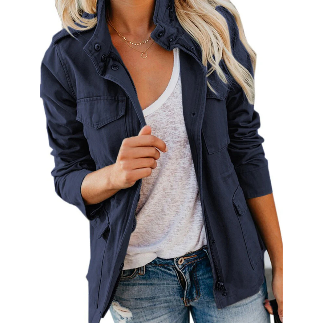 ModeGeist | Damen Freizeit Reißverschlussjacke Vielseitiger Komfort