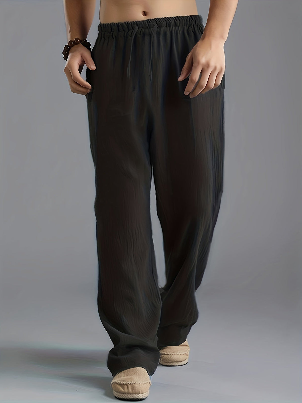 Herren-Leinenhose in Schwarz – Modell Jonas