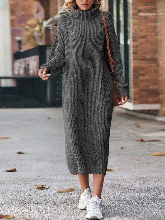 Celina® | Angenehmes Rollkragenpulloverkleid