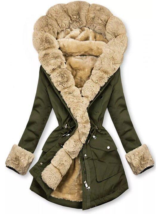 ModeGeist | Steppjacke mit Plüschfutter für Damen Ideal für den Winter