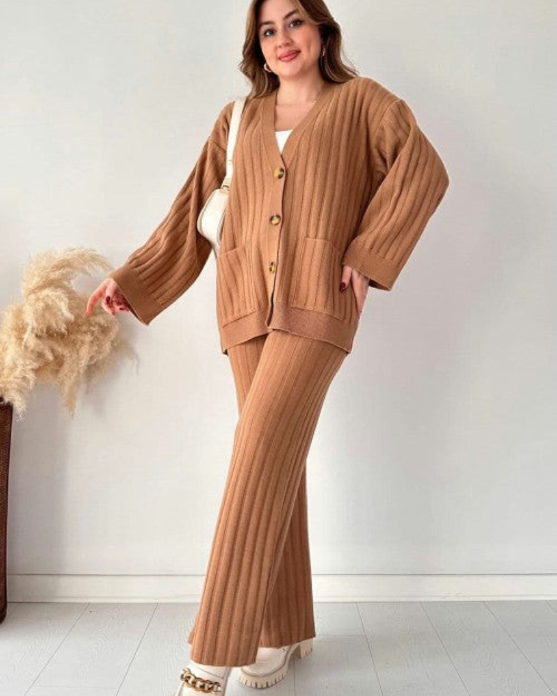 ModeGeist | Lässiges 2-Teiliges Strickset