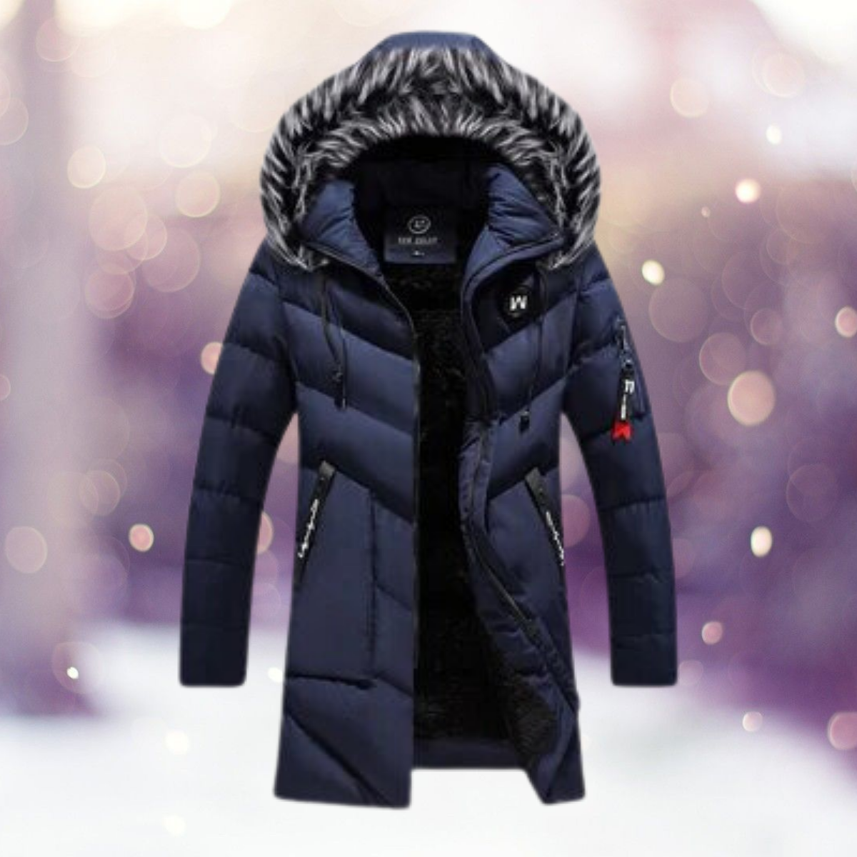 ModeGeist | Parka Jack - stilvolle isolierte Damen Außenjacke mit Kunstpelzkapuze