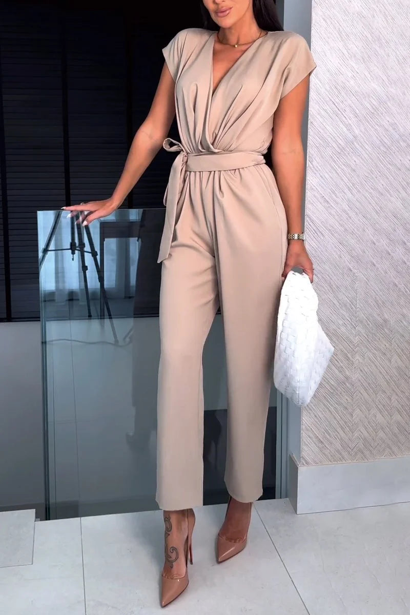 XYLIA – Elegantes Jumpsuit mit verstellbarem Taillengürtel
