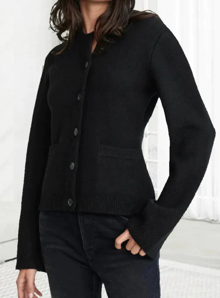 ModeGeist | Weicher Cardigan mit Knöpfen