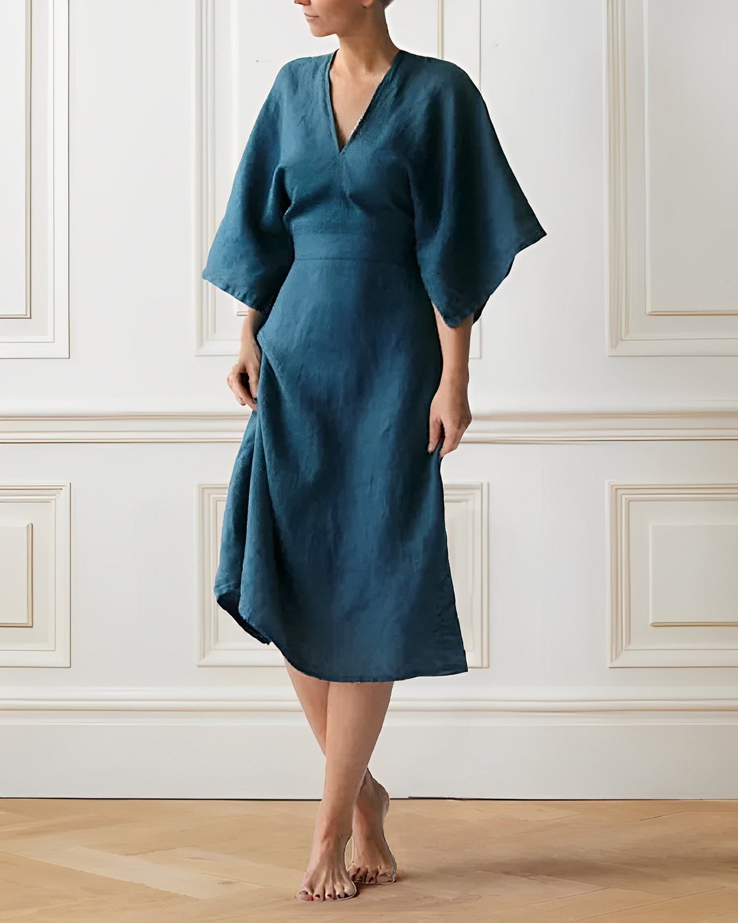 Elegantes Leinenkleid Lisa