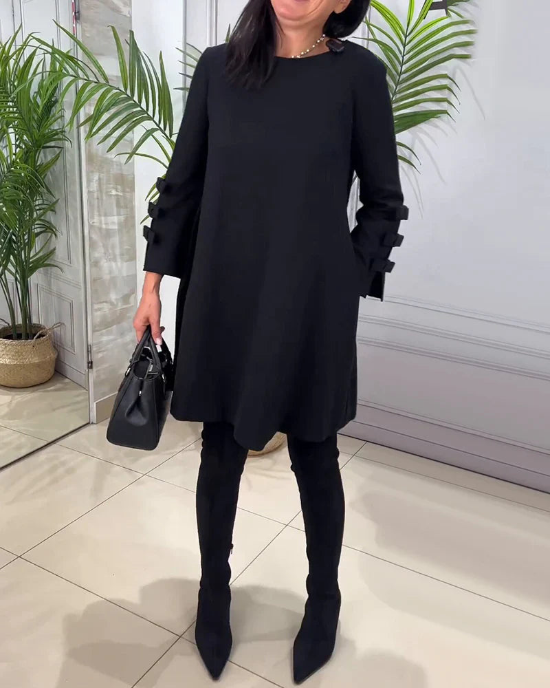 ModeGeist | Elegantes Langarmkleid