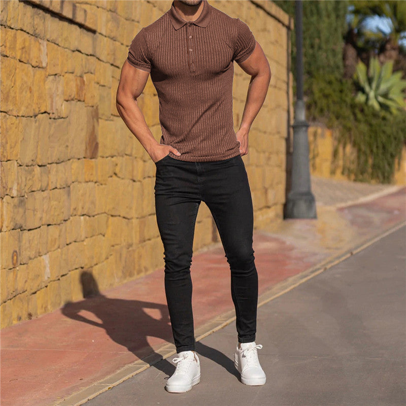 Klassisches Herren-Poloshirt aus Baumwolle – zeitloses Design