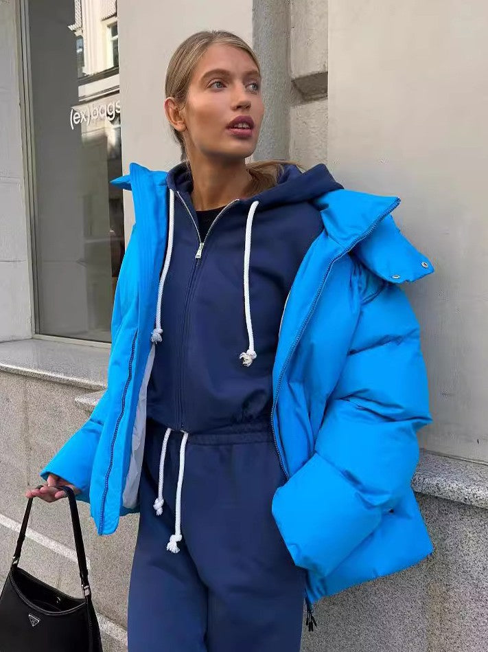 ModeGeist | Gepolsterte Kurzjacke mit Kapuze
