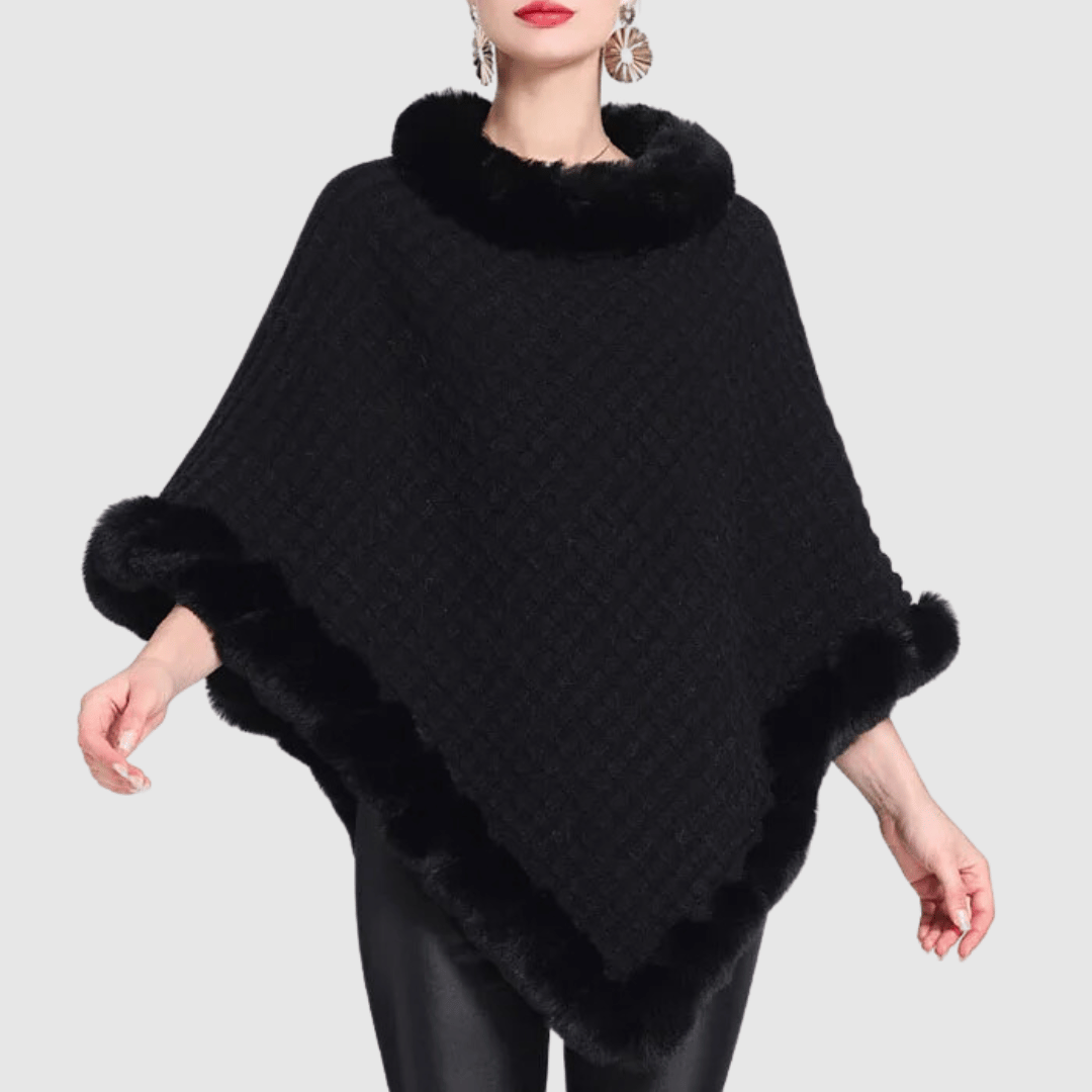 ModeGeist | Weich Gewebter Poncho
