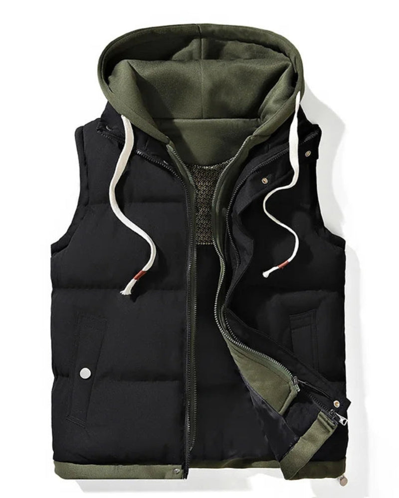 ModeGeist | Softshell Gestepptes Kapuzenwesten