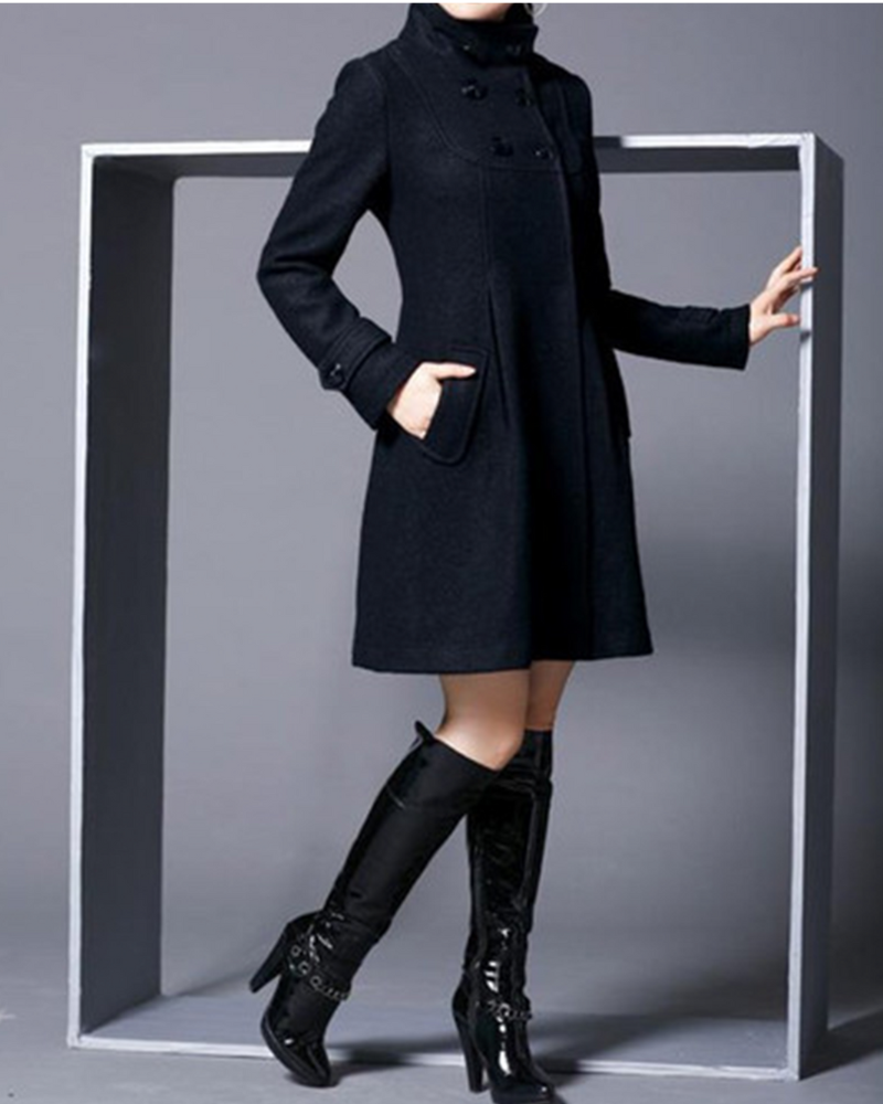 ModeGeist | Femme Wintermantel Lange Warm
