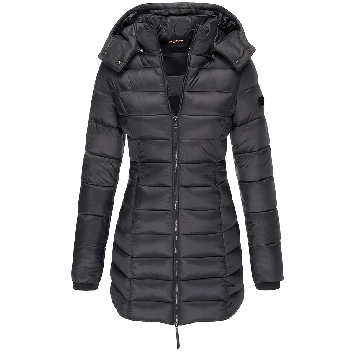 ModeGeist | Stilvoller, warmer, gepolsterter Mantel für Frauen
