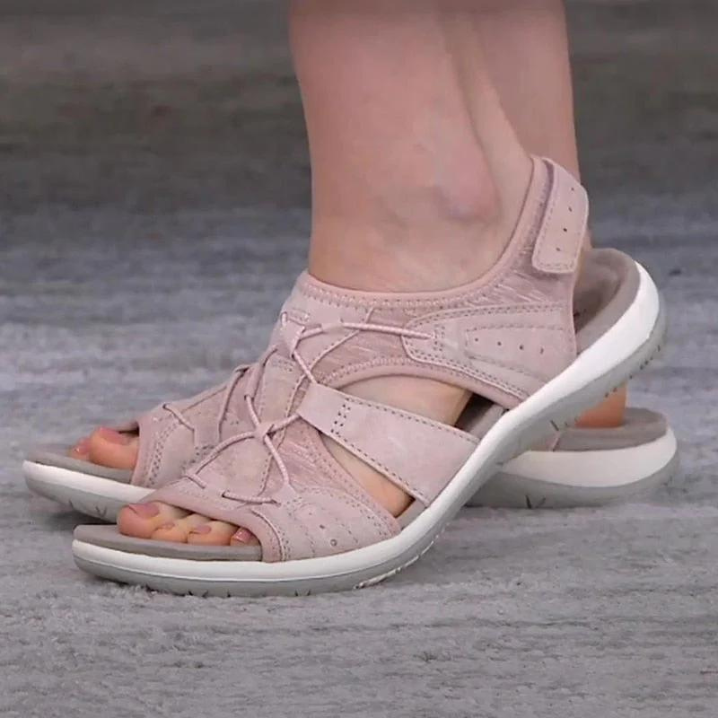 MODEGEIST Damen Sommer-Sandalen Verstellbare Riemen Atmungsaktiv