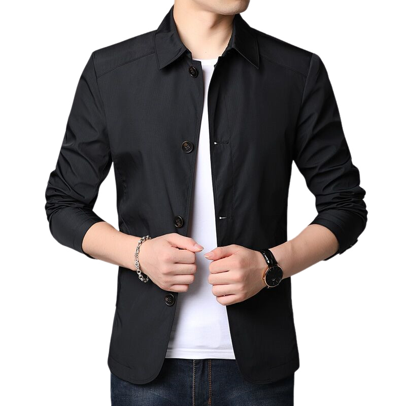 ModeGeist | Casual, Lockere, Winddichte Jacke für Männer