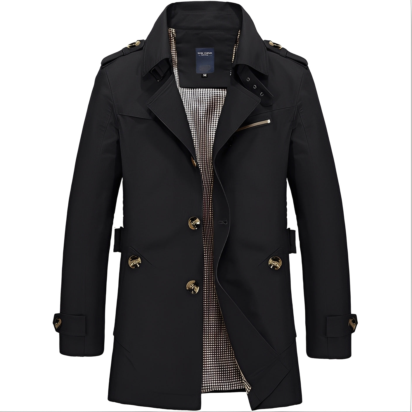 ModeGeist | Lässige Mid-Länge Windjacke für Männer