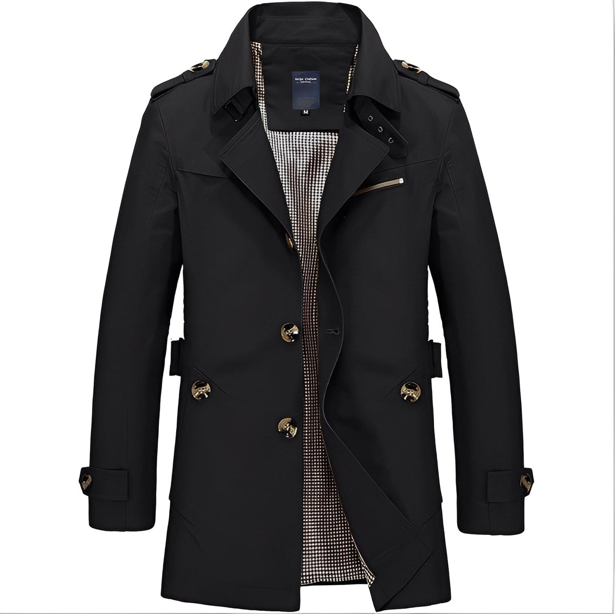 ModeGeist | Lässige Mid-Länge Windjacke für Männer
