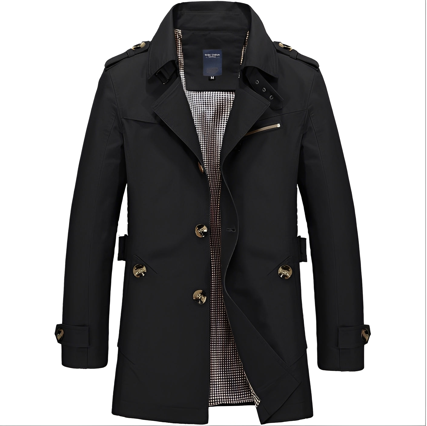 ModeGeist | Eleganter Windbreaker Trenchcoat für Männer