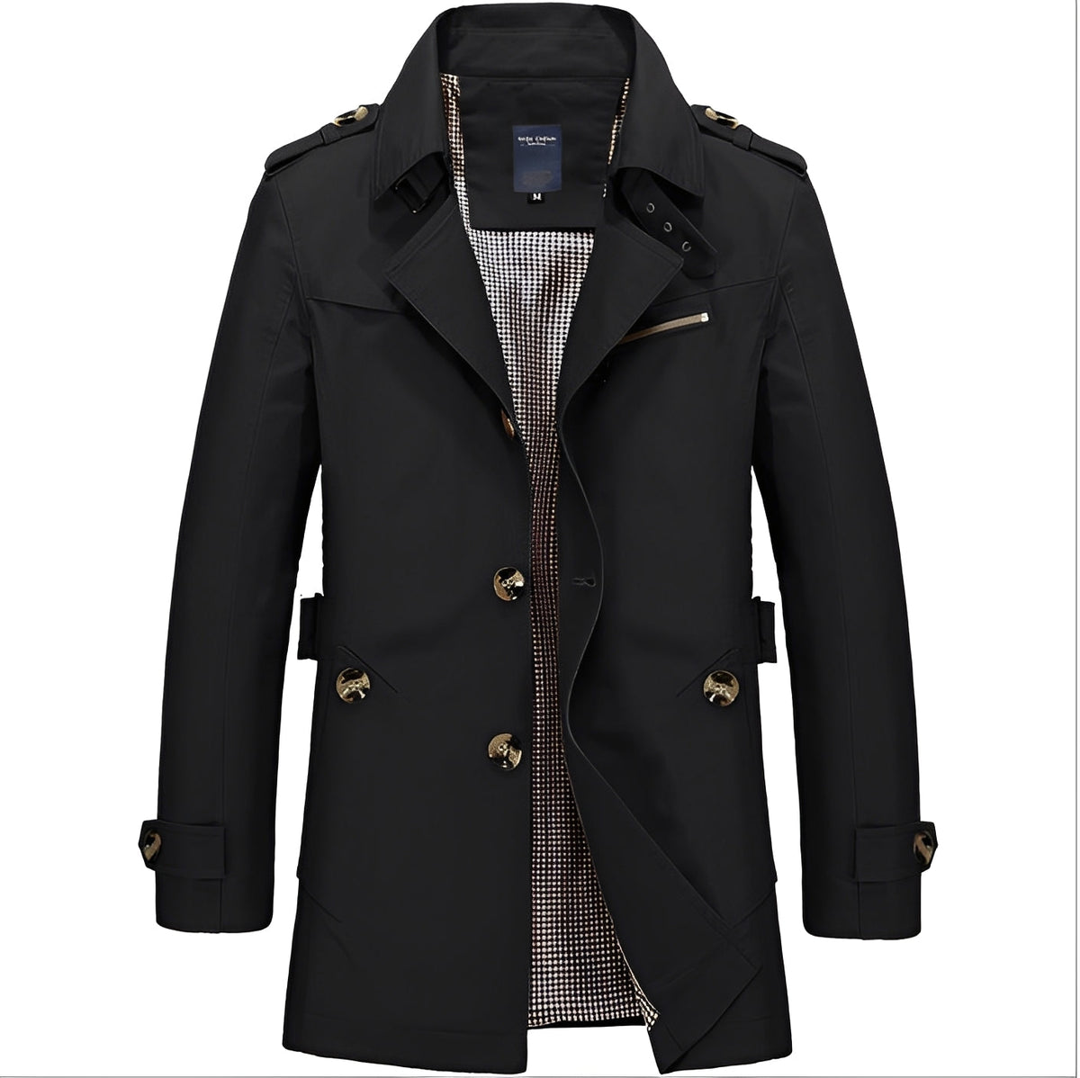 ModeGeist | Eleganter Windbreaker Trenchcoat für Männer