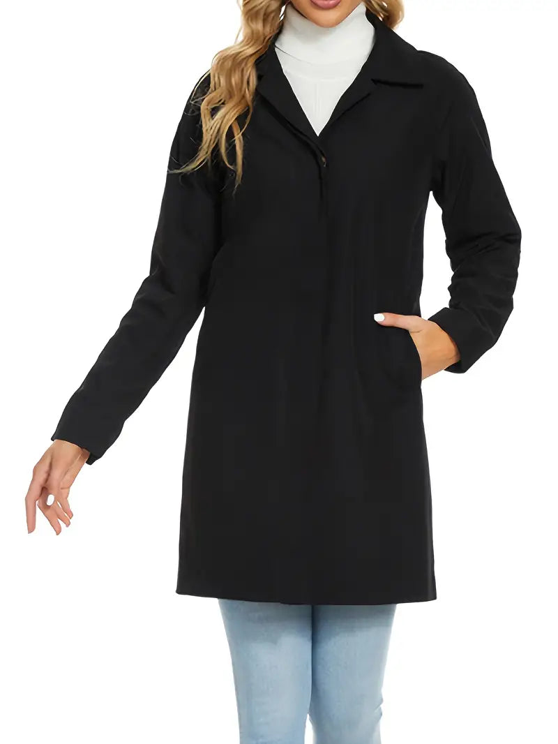 ModeGeist | Damen Trenchcoat mit Taillengürtel