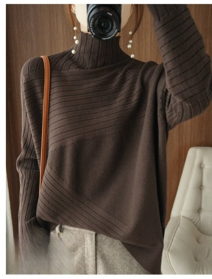 ModeGeist | Rollkragenpullover für Herbst und Winter Ideal, Um Warm Zu Bleiben