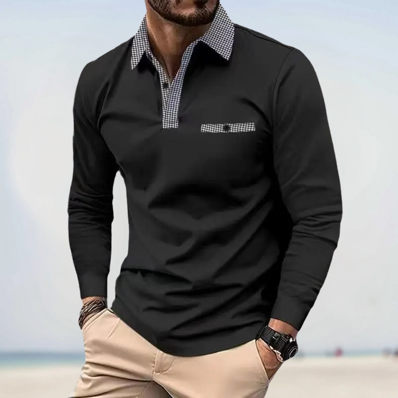 THORSTEN Long-Sleeved Polo Shirts