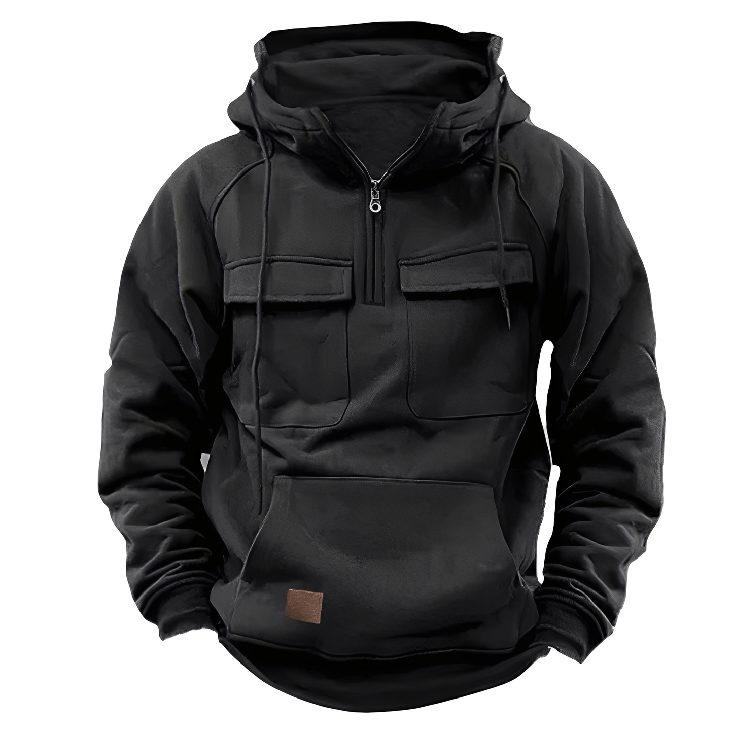 ModeGeist | Klassischer Hoodie mit mehreren Taschen für Männer