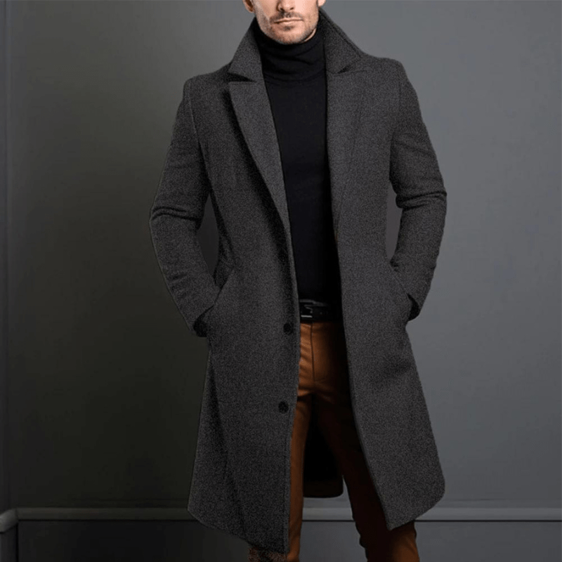 ModeGeist | Herren langer Wintermantel