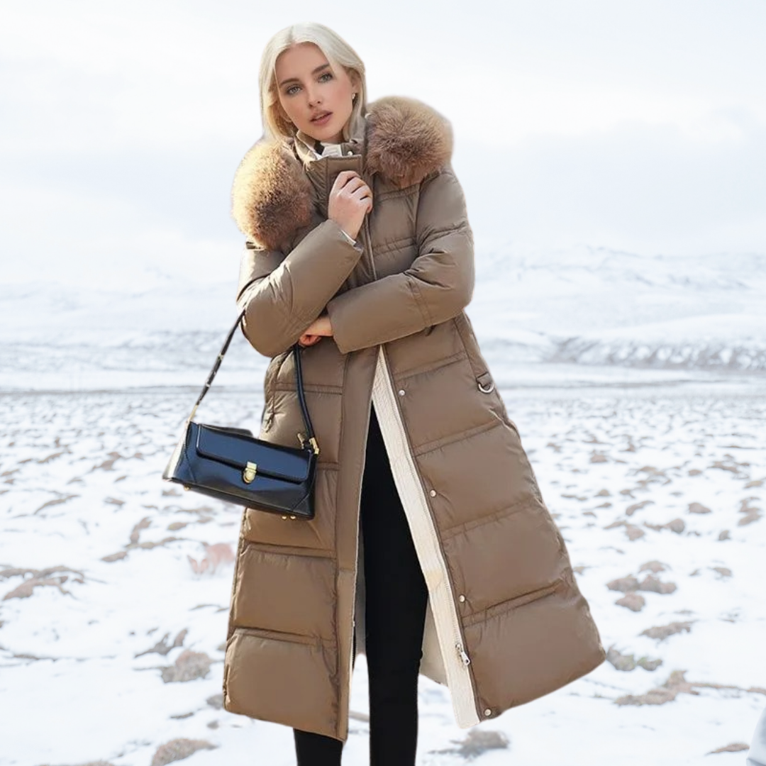 ModeGeist | Winter Lange für Frauen mit Tailliertem Schnitt und Langen Ärmeln Ideal für Die Kalte Jahreszeit