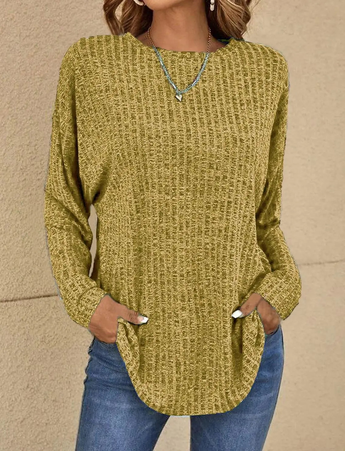 ModeGeist | Stylisches Gestricktes und Dehnbares Lässiges Top