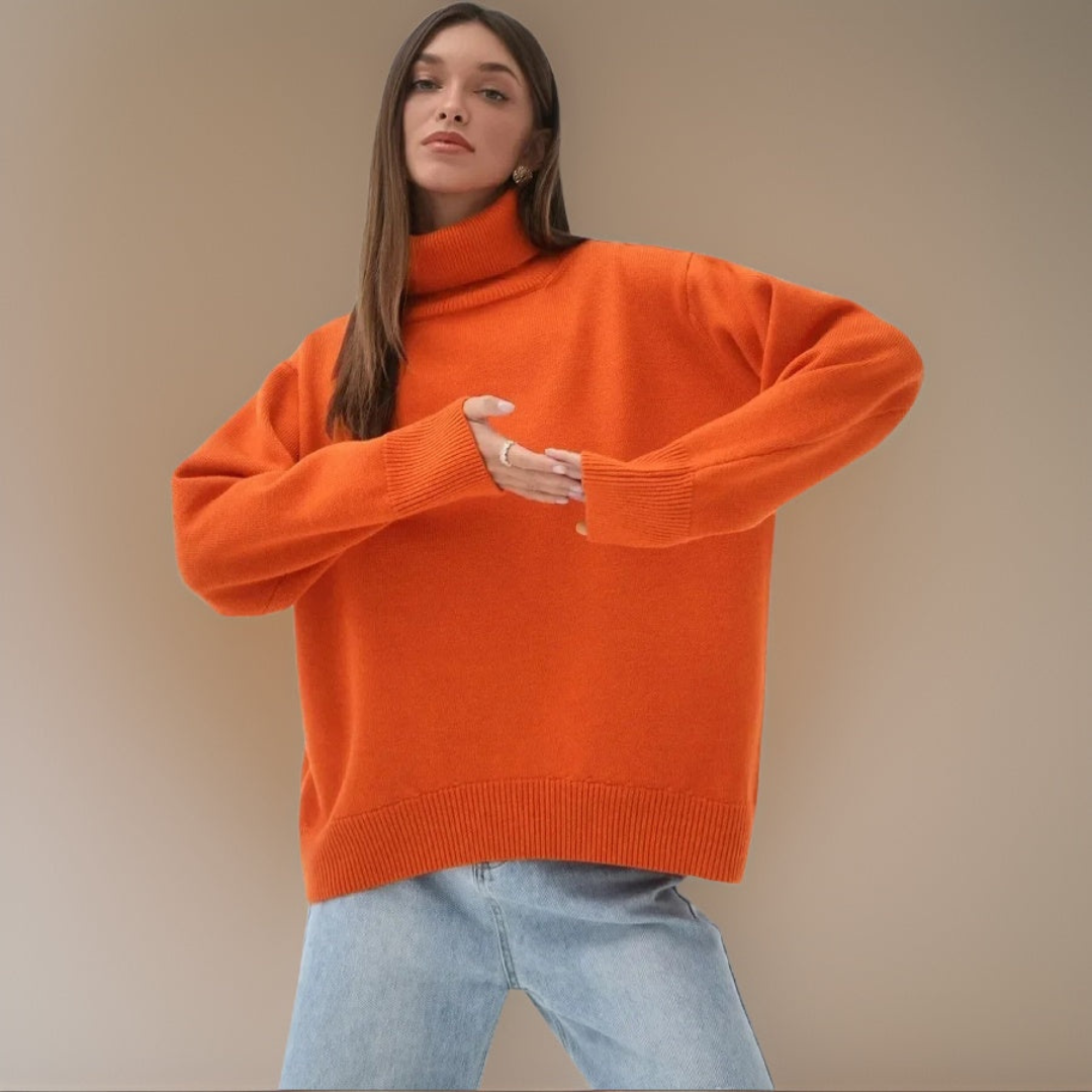 ModeGeist | Rollkragenpullover für Damen Winter
