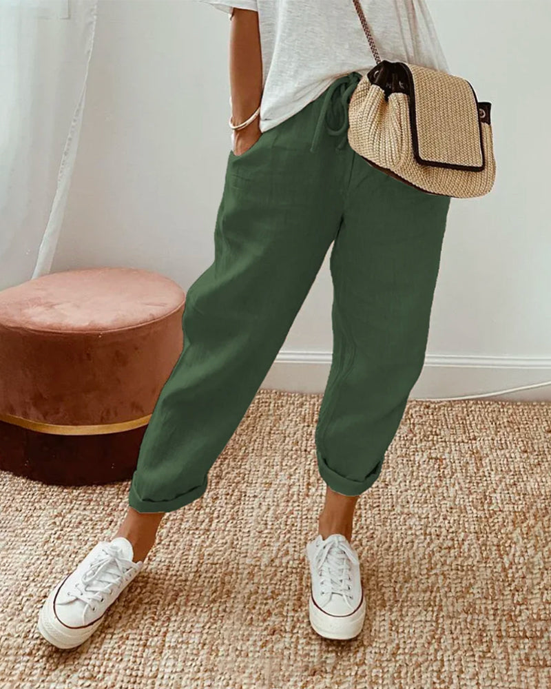 Luxara - Loose-fitting Trousers