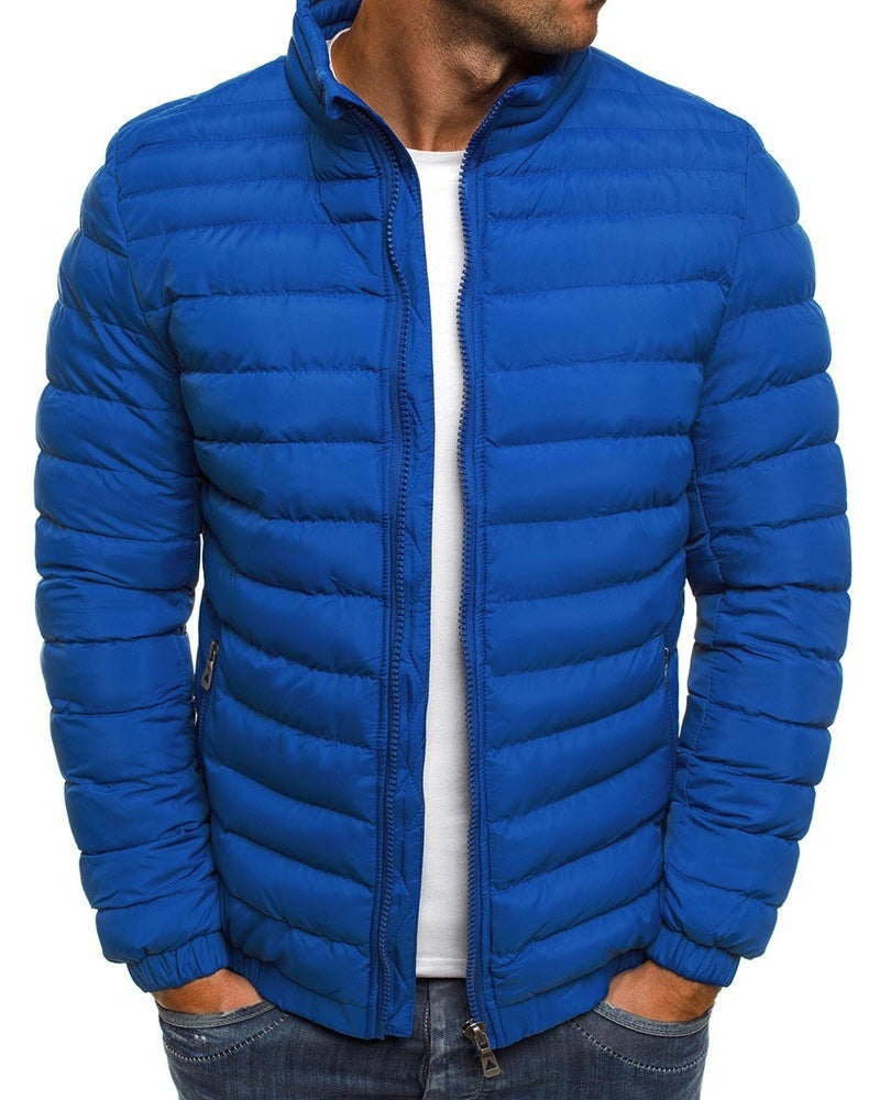 ModeGeist | Einfarbige Jacke mit Stehkragen in verschiedenen Farben