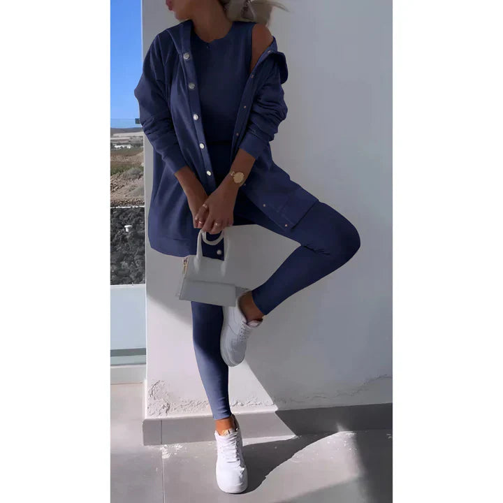 ModeGeist | Lounge Drei Teile für Frauen Bequem