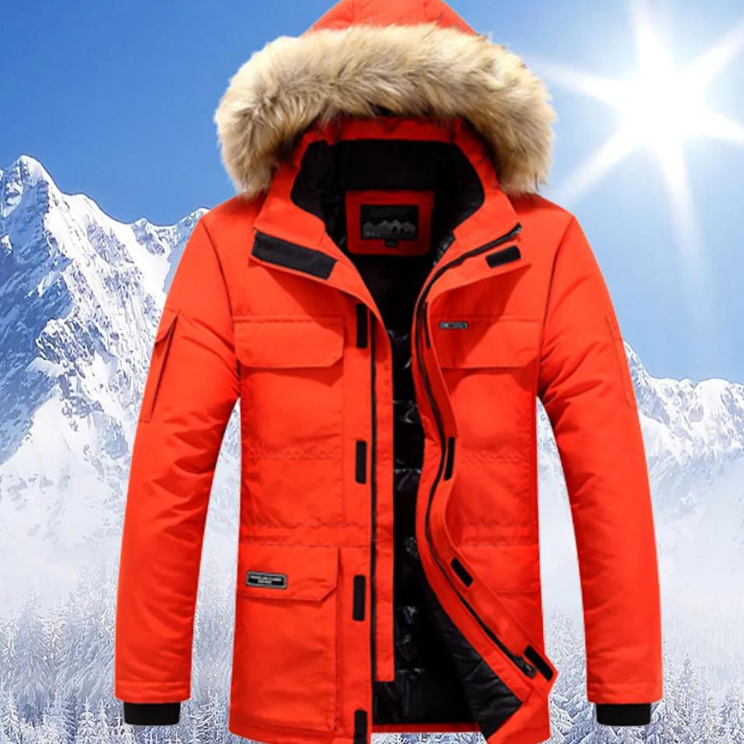 ModeGeist | Parka Herren mit Pelzukragen